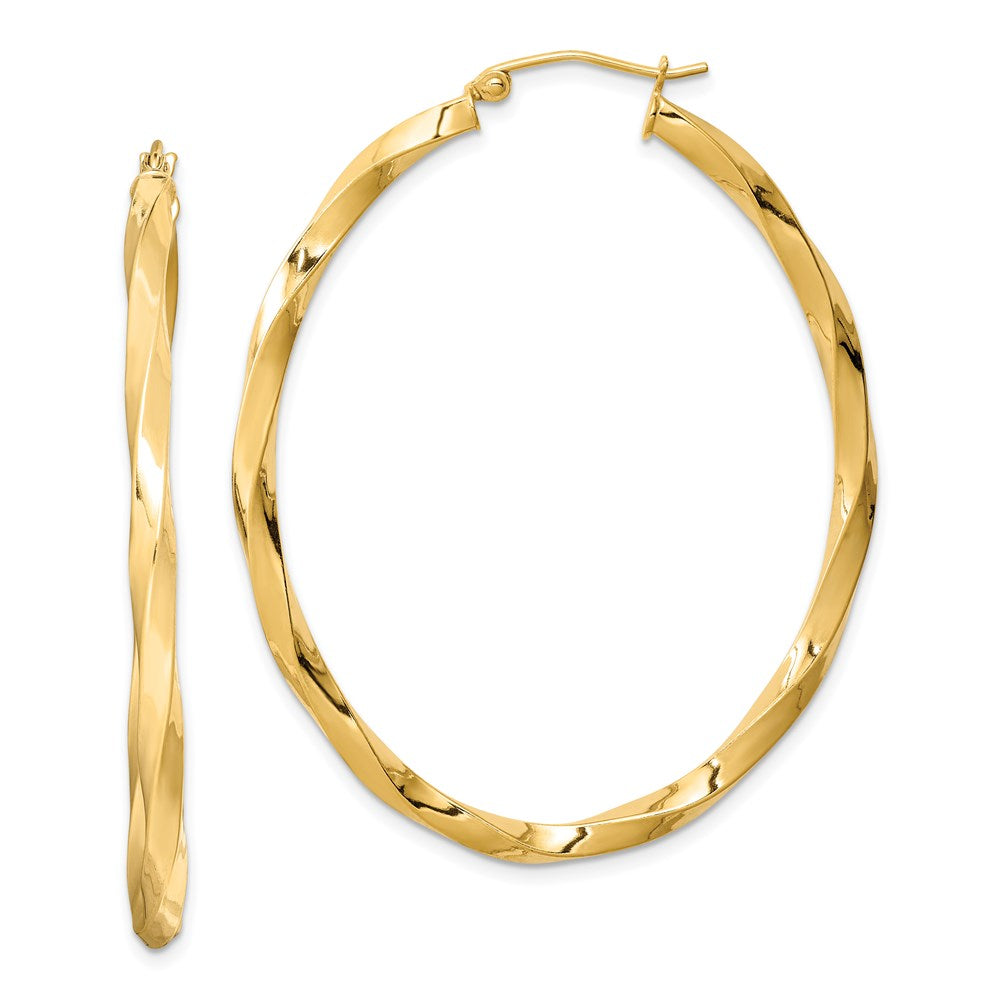 Polished;Hinged post;Sterling silver;Gold-plated;Twisted