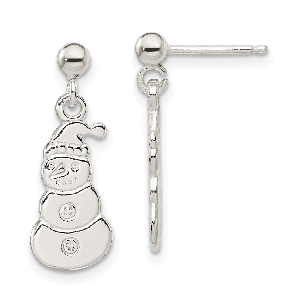 Polished;Post;Sterling silver;Dangle