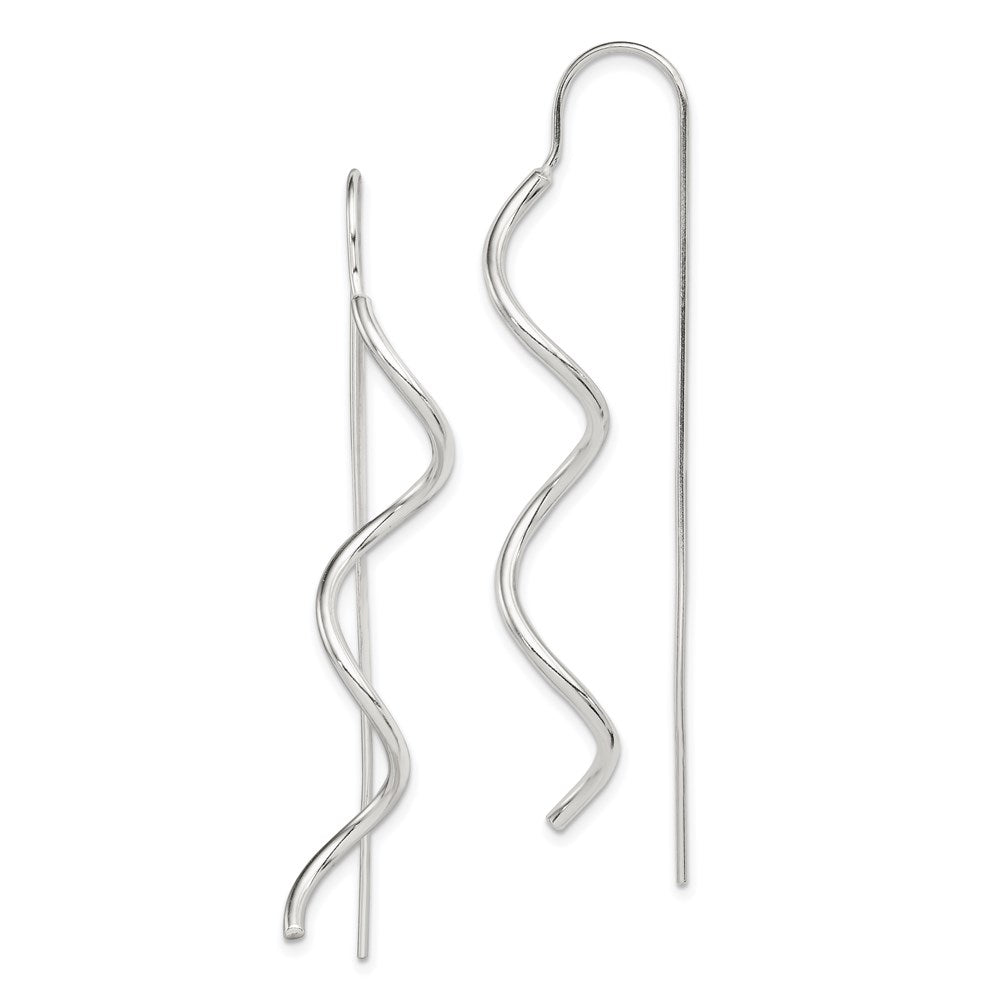 Polished;Sterling silver;Dangle
