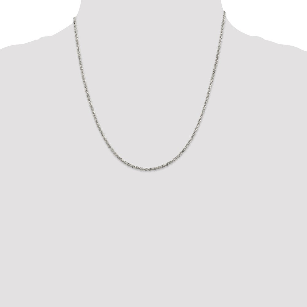 Sterling Silver 2mm Loose Rope Chain