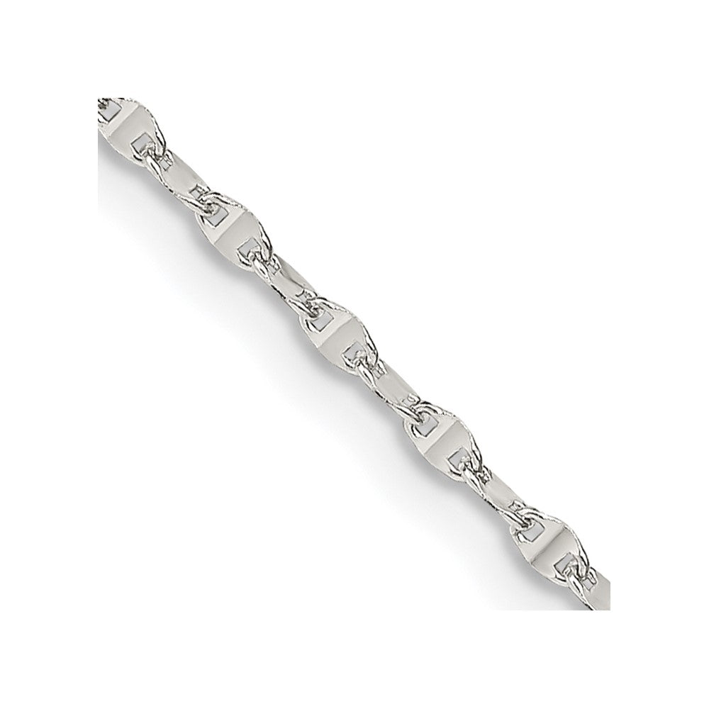 Polished;Lobster;Sterling silver;Flat