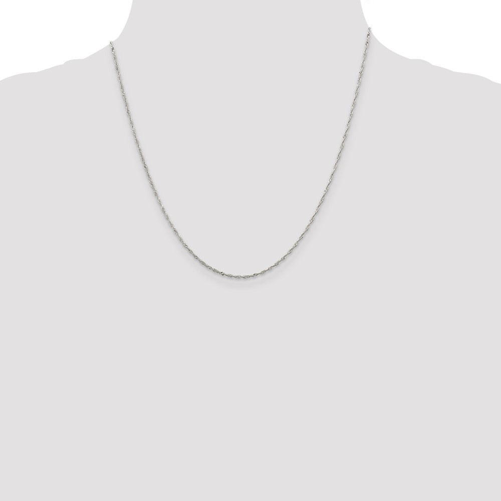Sterling Silver 1.4mm Singapore Chain