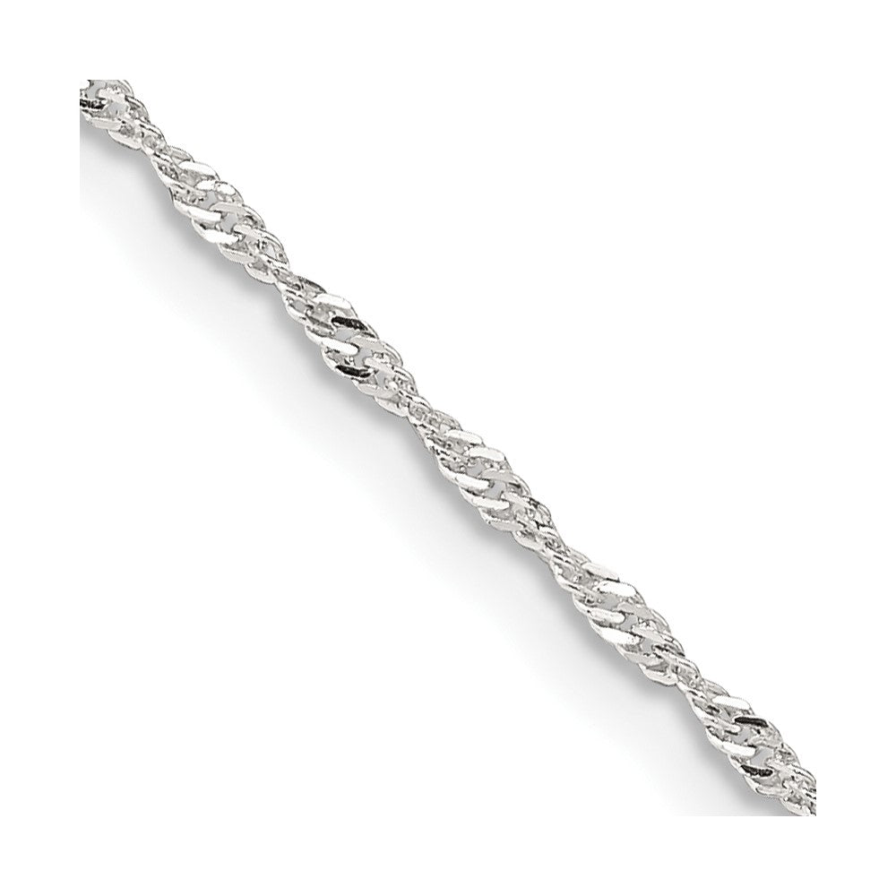 Polished;Spring Ring;Sterling silver