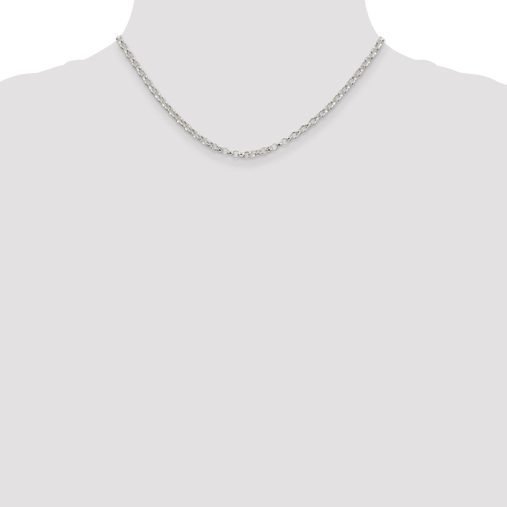 Sterling Silver 3.5mm Rolo Chain
