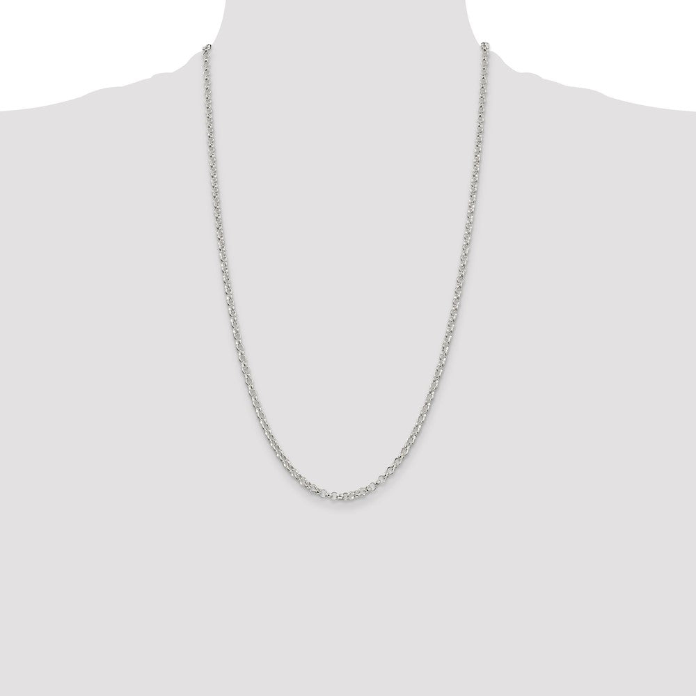 Sterling Silver 3.5mm Rolo Chain