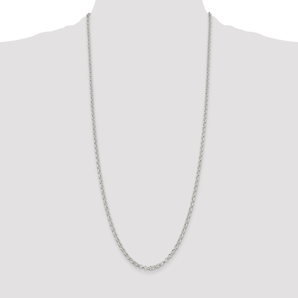 Sterling Silver 3.5mm Rolo Chain