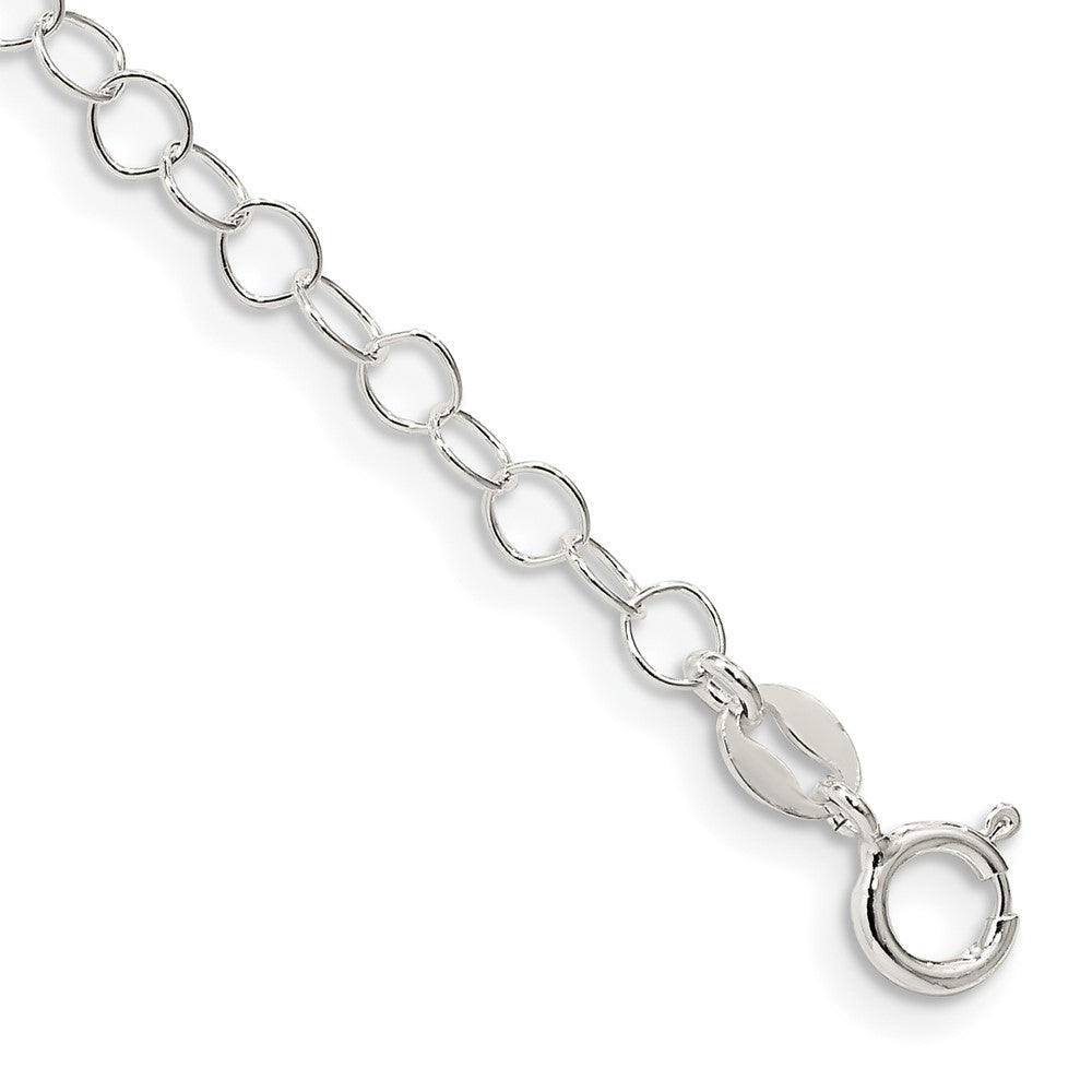 Polished;Spring Ring;Sterling silver