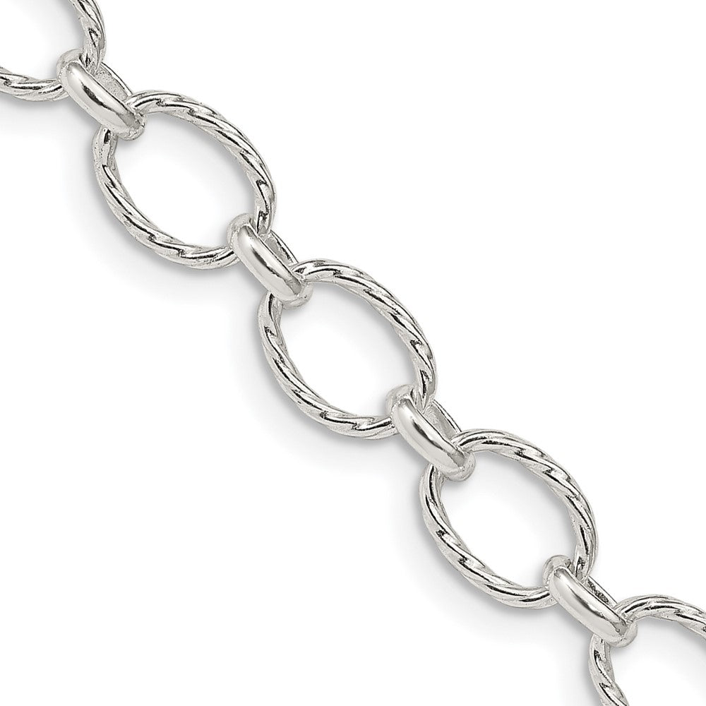 Polished;Lobster;Sterling silver;Textured