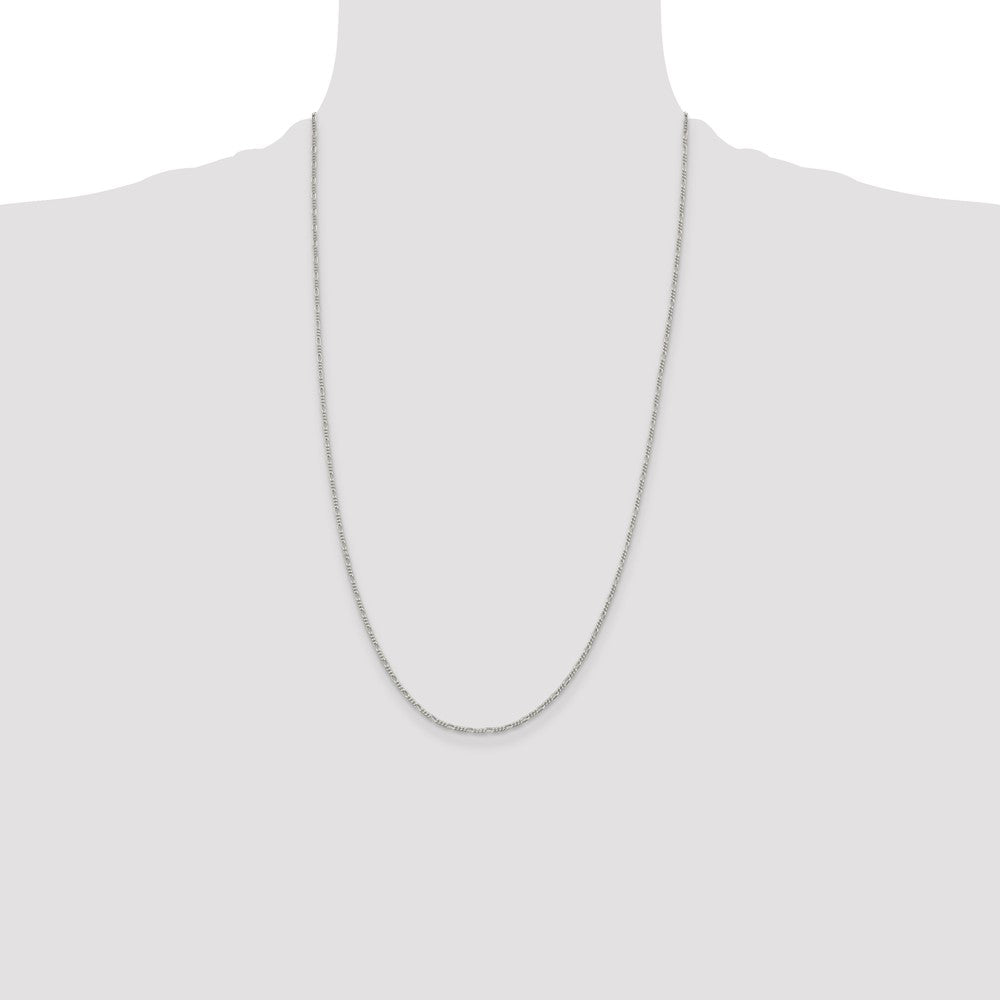 Sterling Silver 1.4mm Figaro Chain