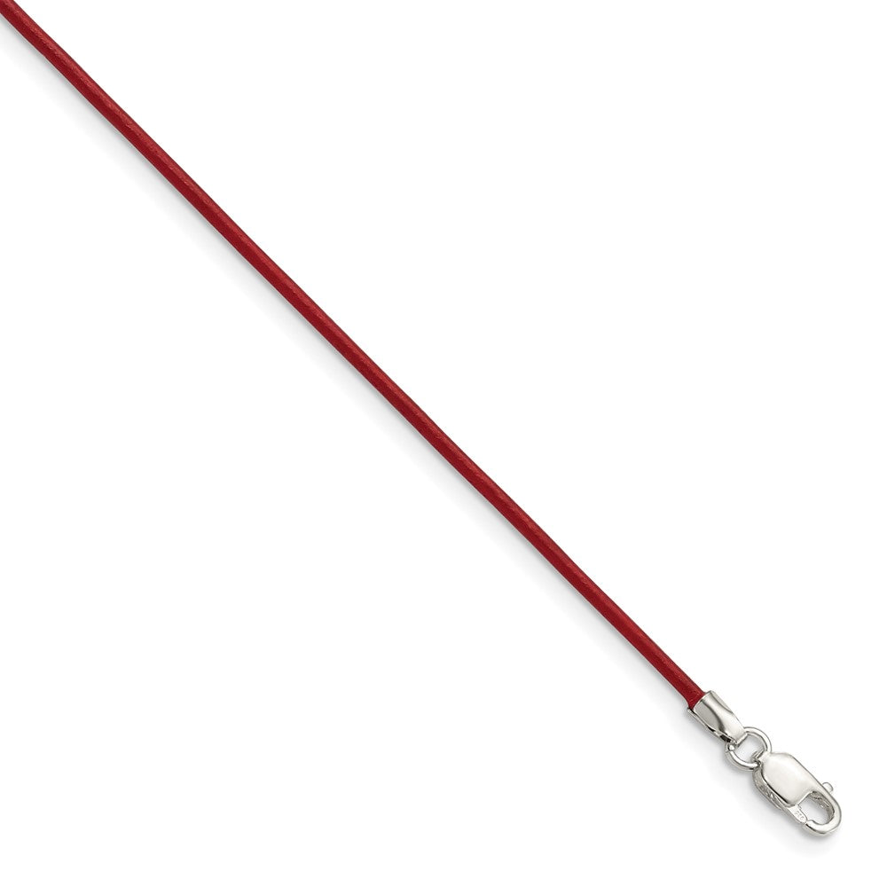 Lobster;Sterling silver;Leather