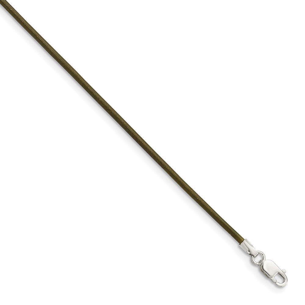Lobster;Sterling silver;Leather