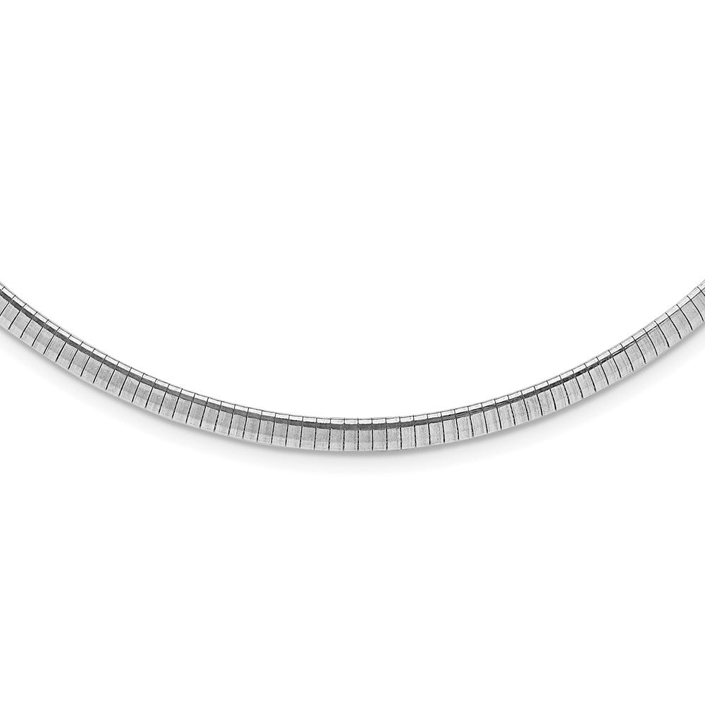 Polished;Lobster;Sterling silver;Rhodium-plated;2in extension