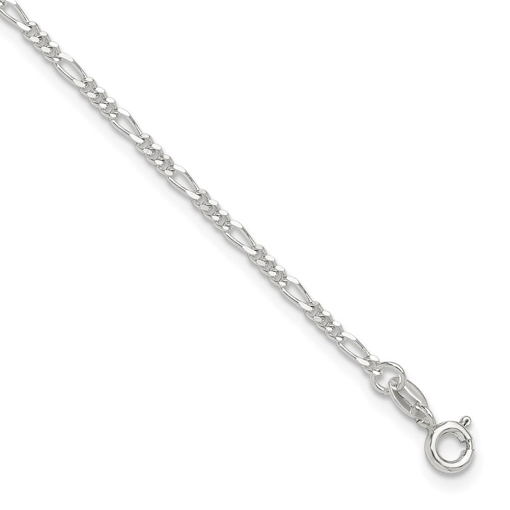 Diamond-cut;Polished;Spring Ring;Sterling silver;1in extender