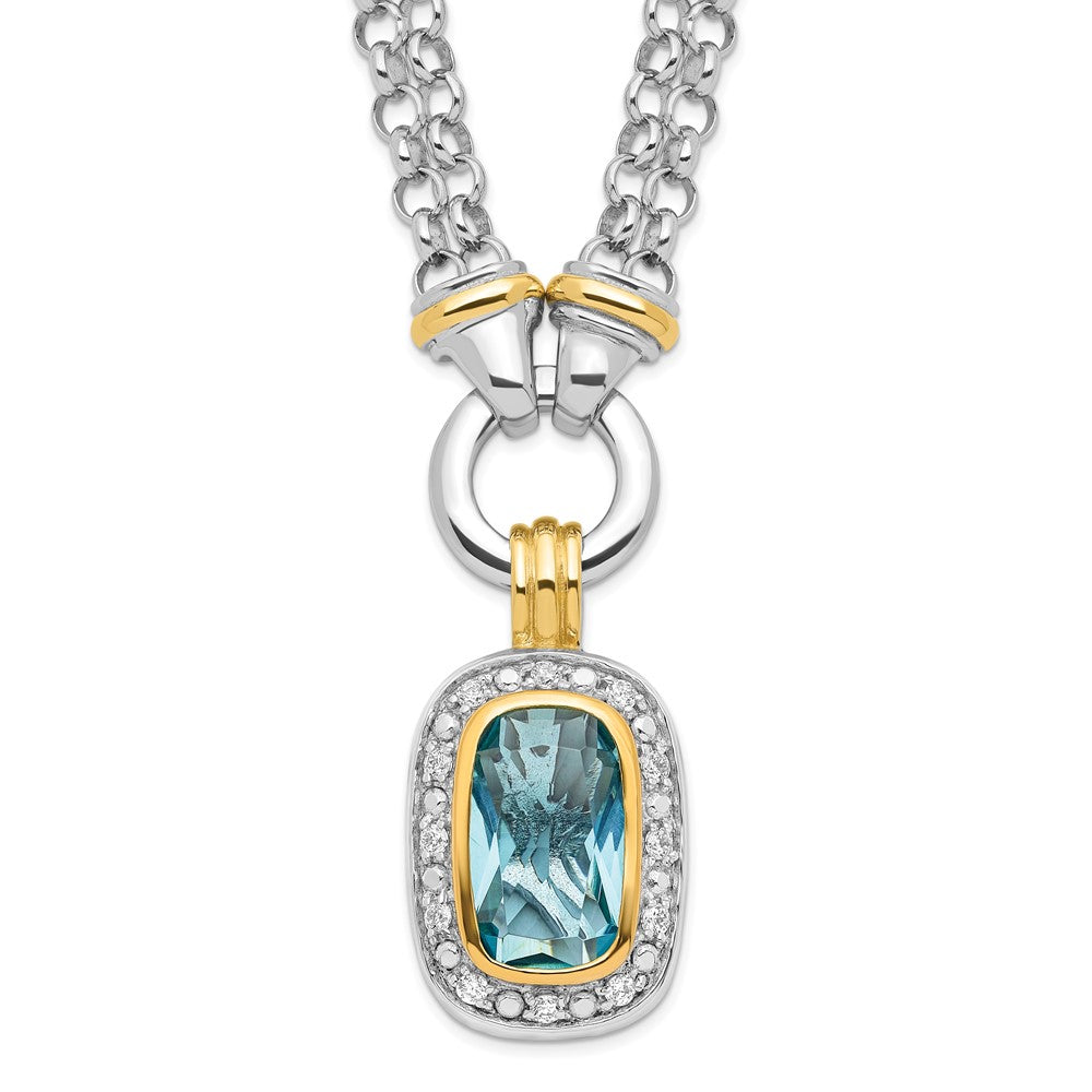 Polished;Lobster;Sterling silver;CZ;Gold-plated;Rhodium-plated