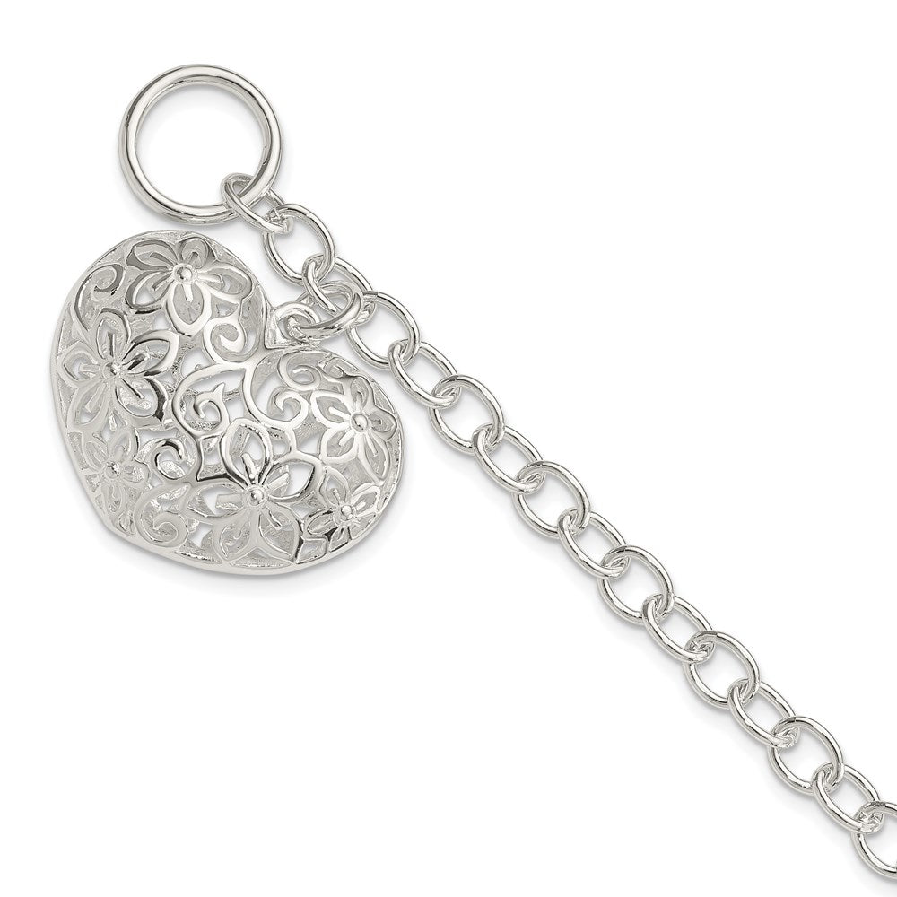 Polished;Sterling silver;Toggle