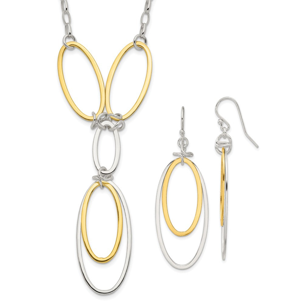 Polished;Sterling silver;Fancy lobster;Shepherd hook;Dangle;Vermeil