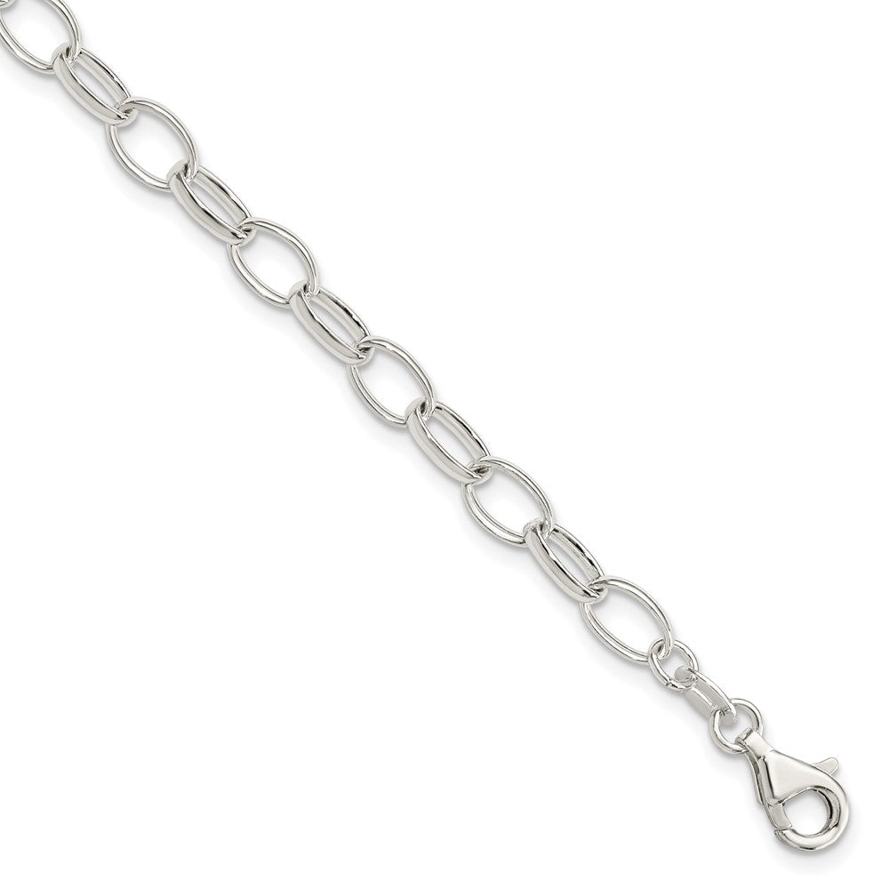 Polished;Sterling silver;Fancy lobster