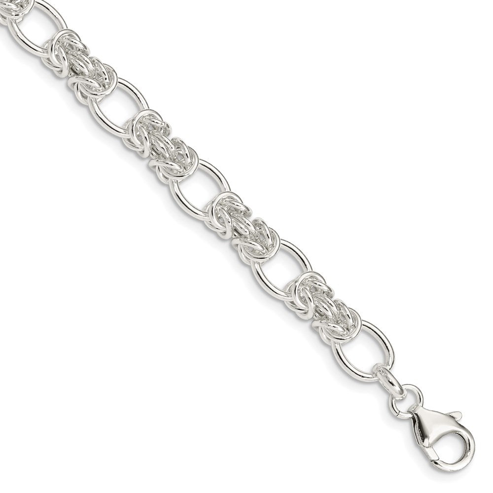 Polished;Sterling silver;Fancy lobster
