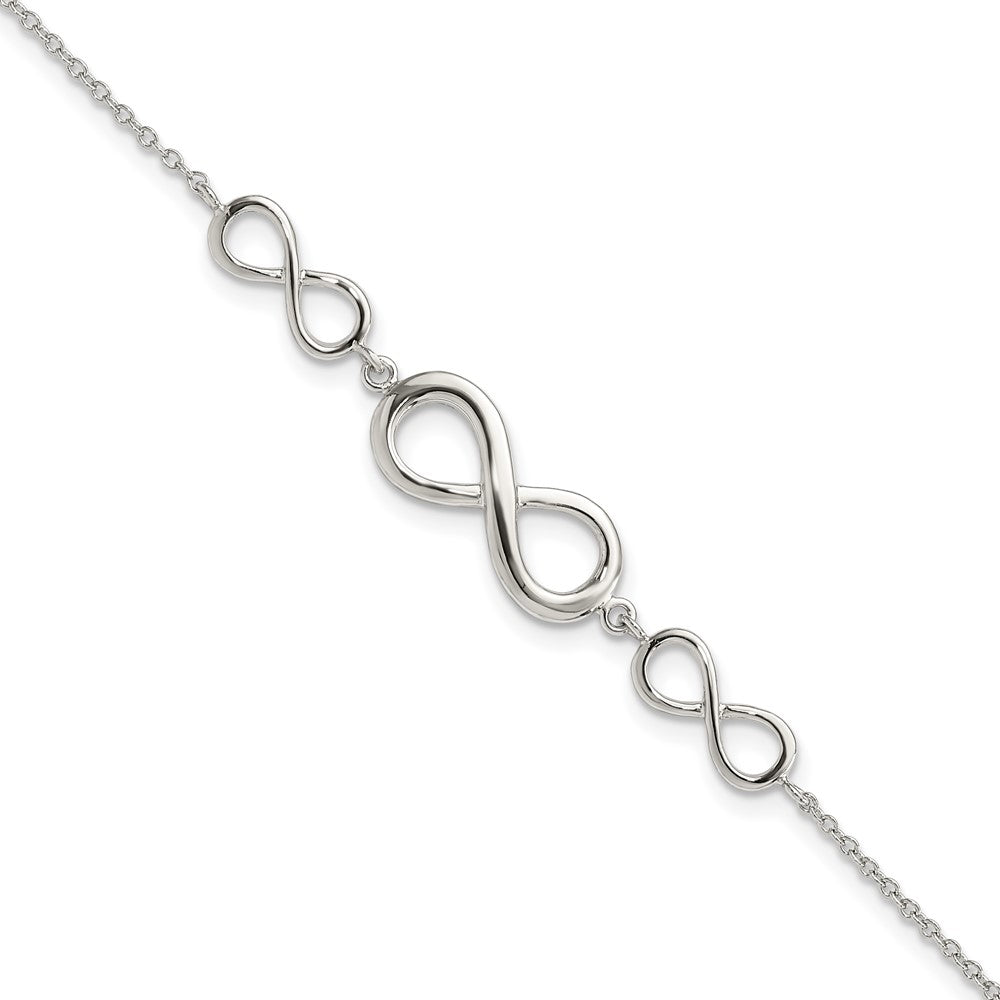 Polished;Spring Ring;Sterling silver