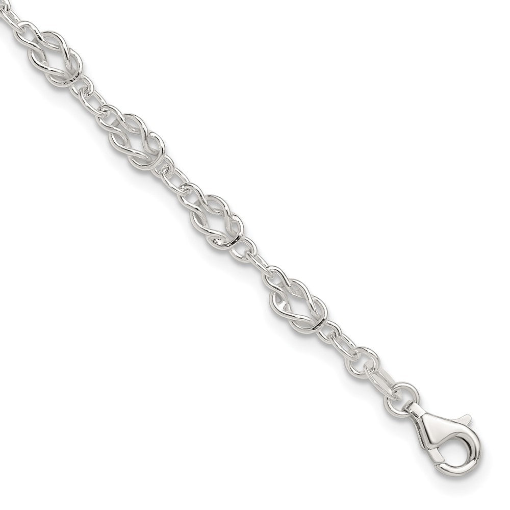 Solid;Casted;Polished;Open back;Sterling silver;Fancy lobster