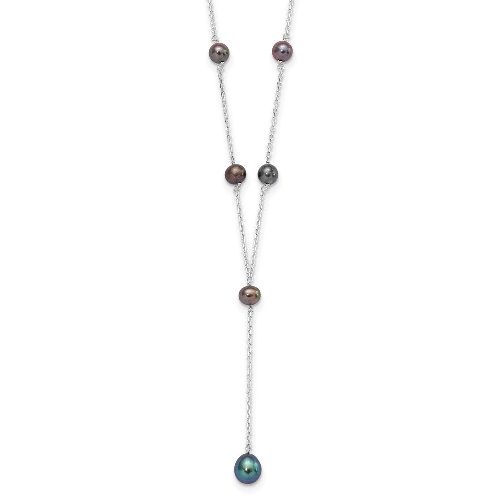 Lobster;Sterling silver;Freshwater cultured pearl;2in extension;16in Chain