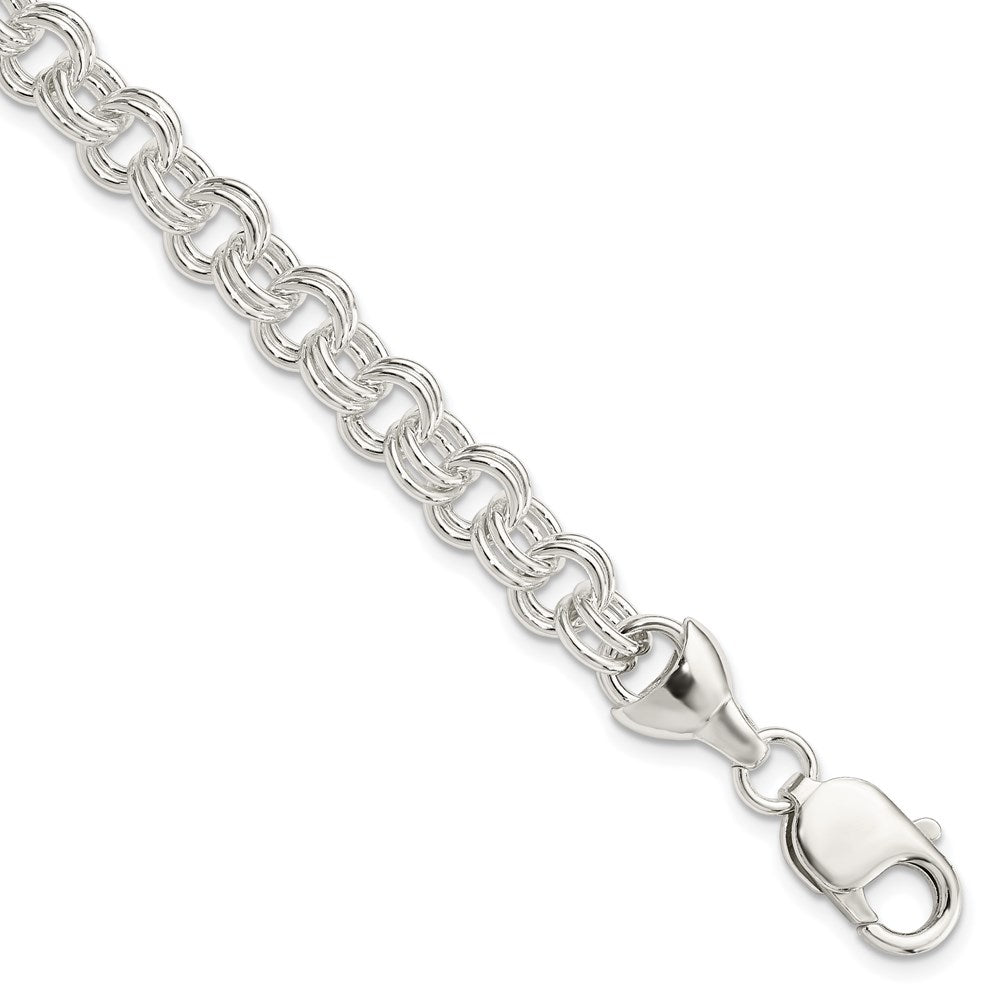 Solid;Casted;Polished;Lobster;Sterling silver
