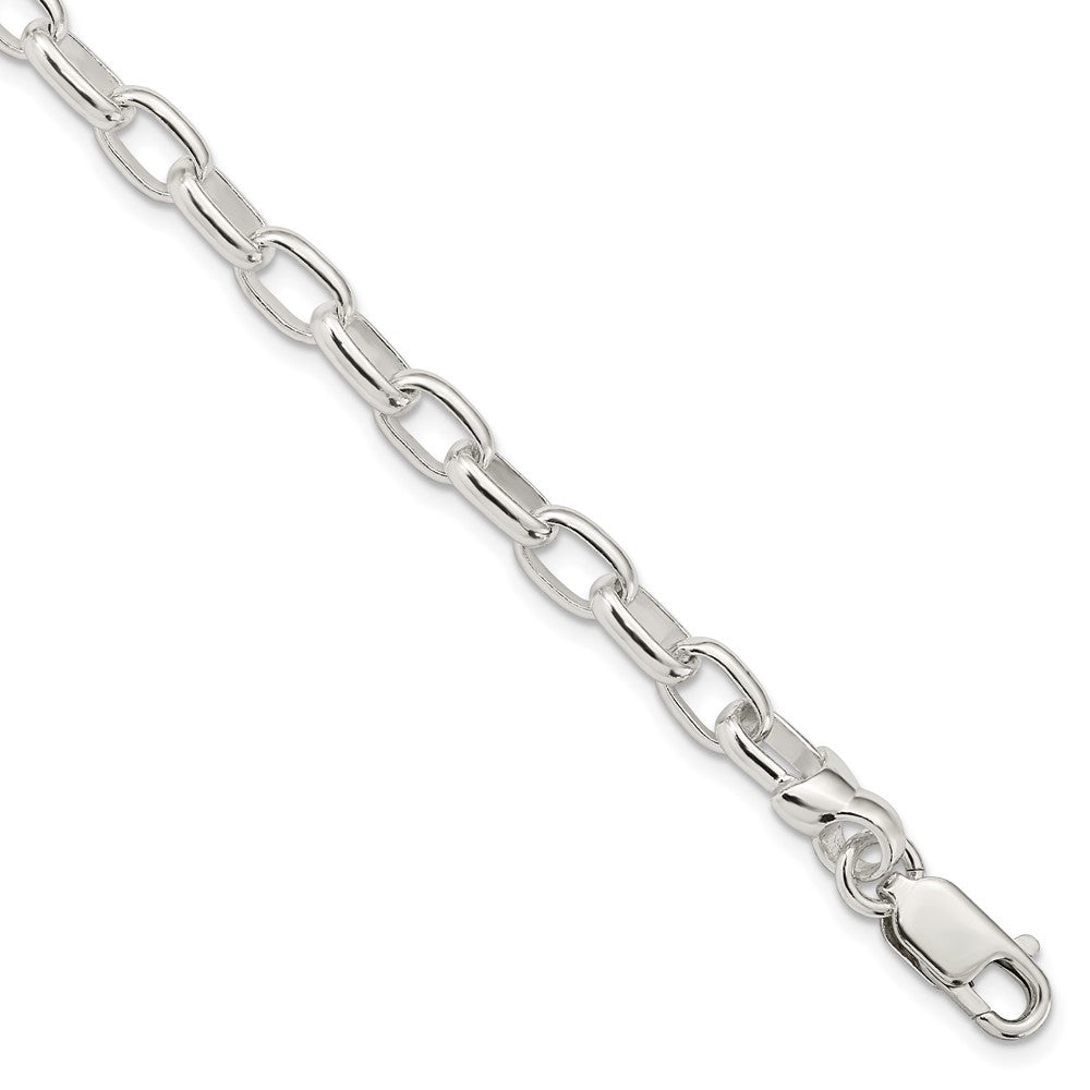 Casted;Polished;Lobster;Sterling silver