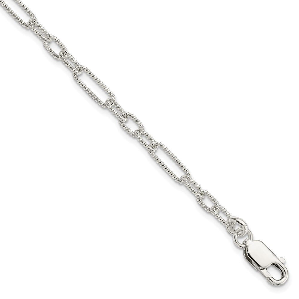 Casted;Satin;Lobster;Sterling silver
