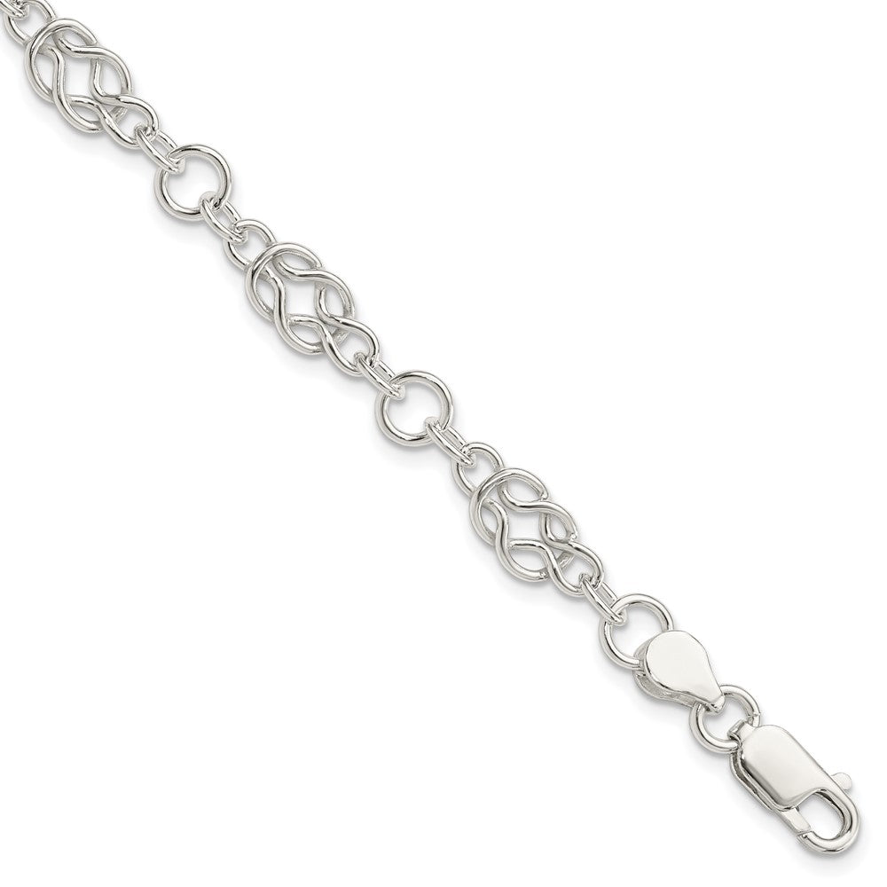 Polished;3-D;Lobster;Sterling silver