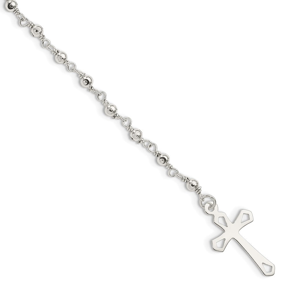 Polished;Sterling silver;Fancy lobster;Bead