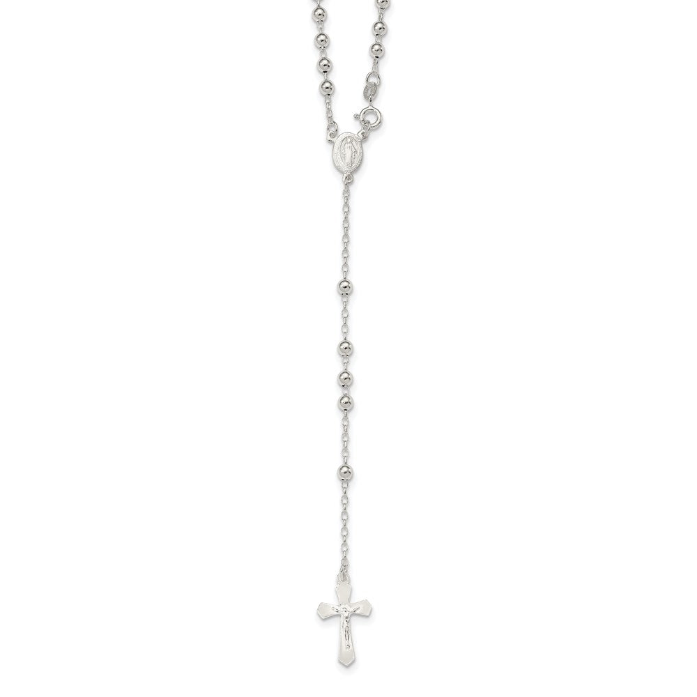 Polished;Spring Ring;Sterling silver;Bead