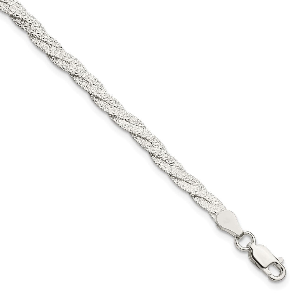 Lobster;Sterling silver;Reversible;Textured
