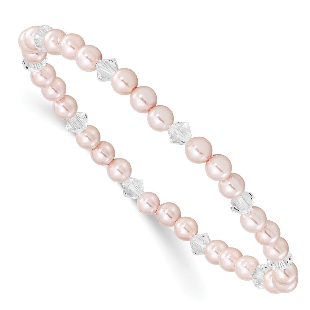 Crystal;Pink;Shell pearl;Stretch