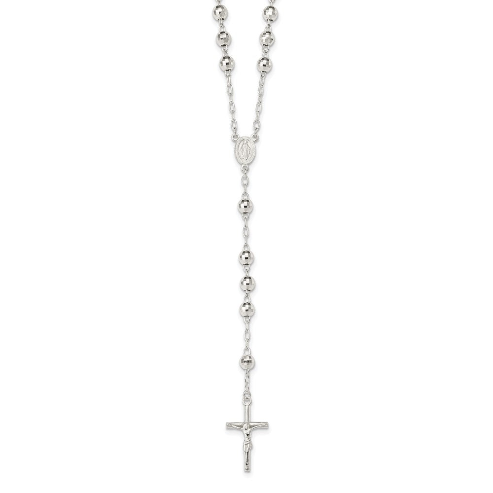 Polished;Sterling silver;Beaded