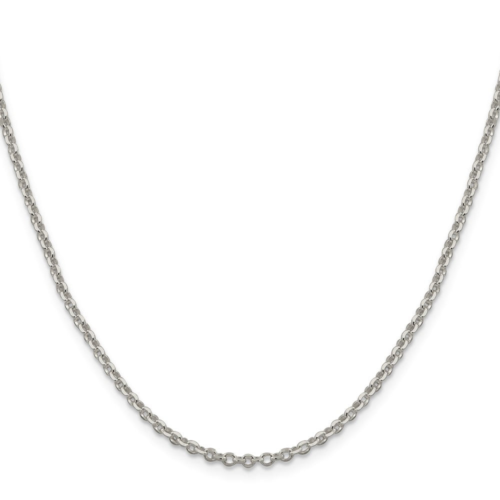 Sterling Silver 2.6mm Diamond-cut Cable Chain