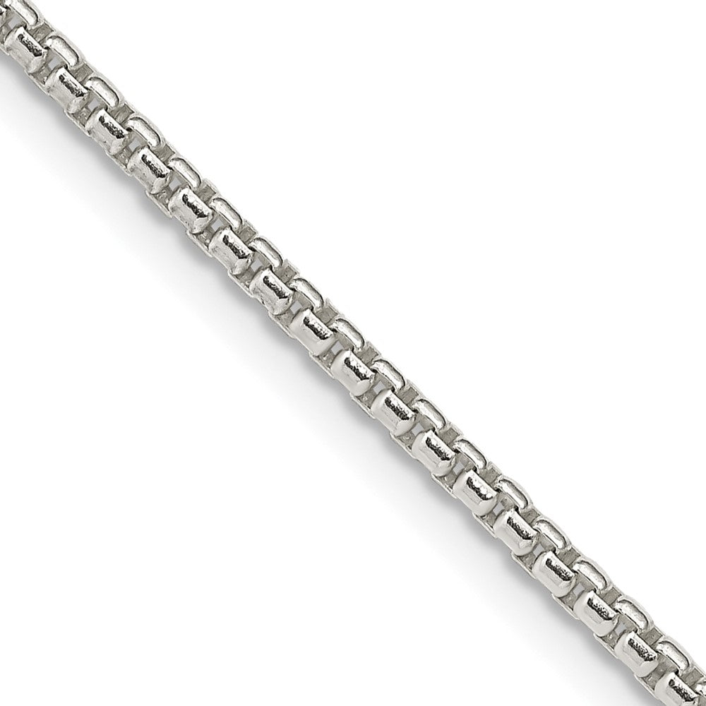 Sterling silver;Fancy lobster;Box chain;Half Round