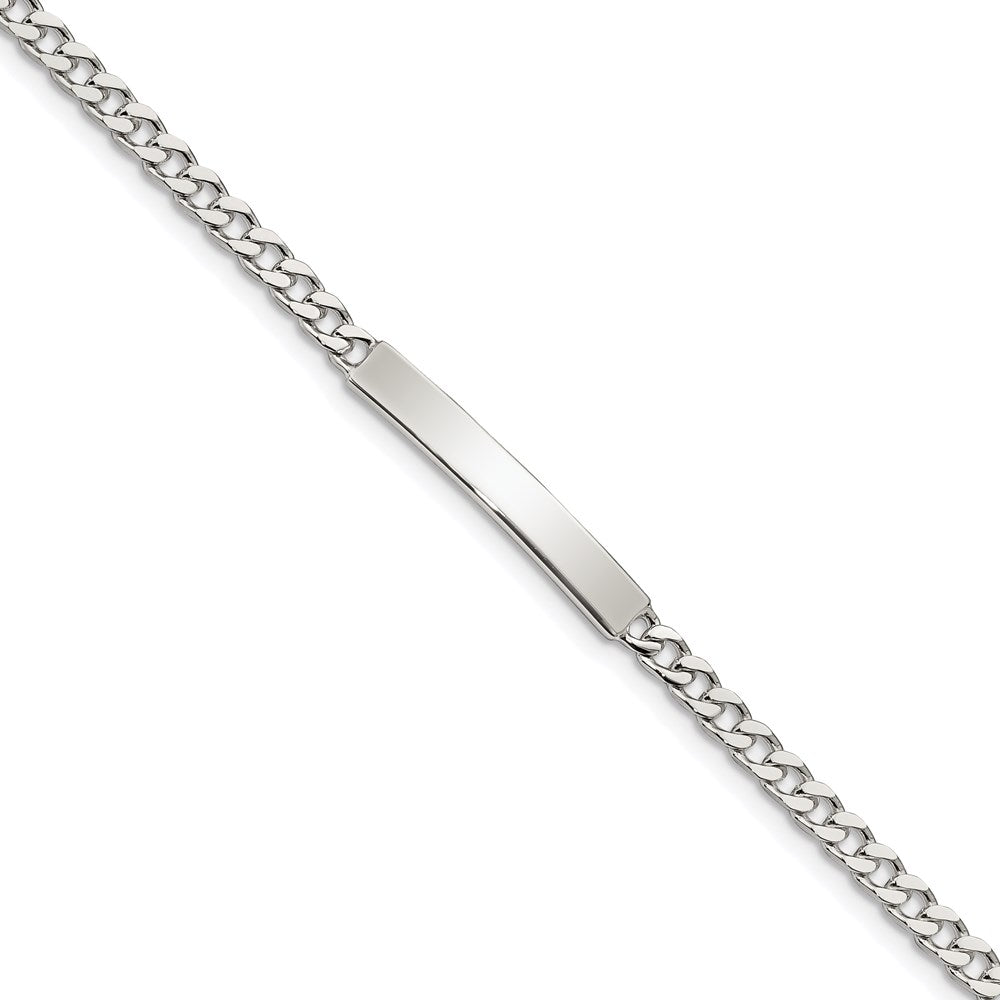 Casted;Polished;Engravable;Lobster;Sterling silver