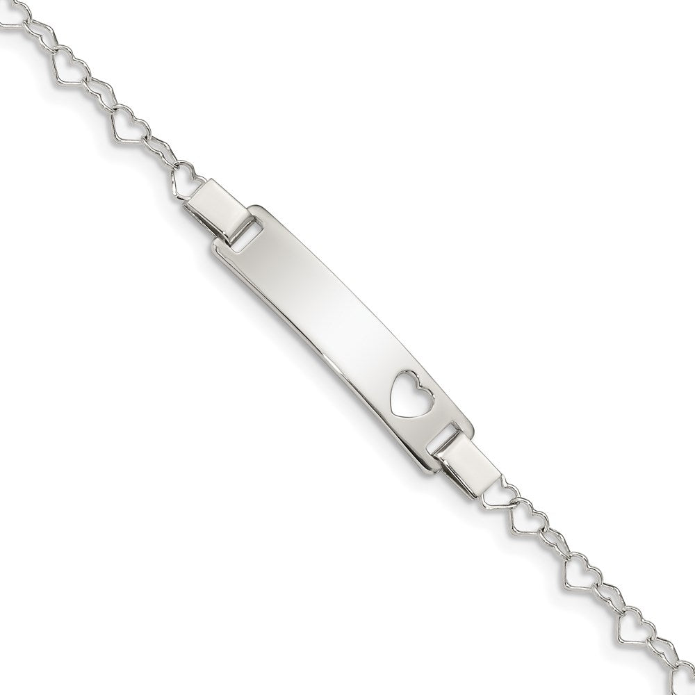 Polished;Engravable;Lobster;Sterling silver