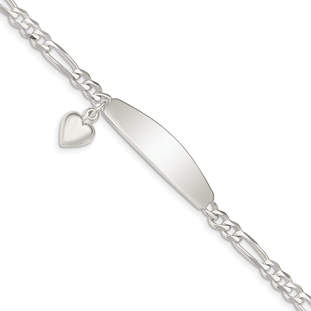 Solid;Polished;Engravable;Lobster;Sterling silver