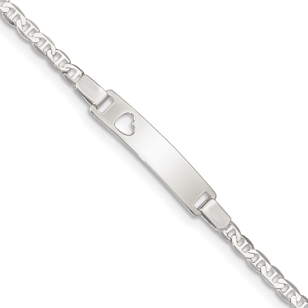 Casted;Polished;Engravable;Lobster;Sterling silver