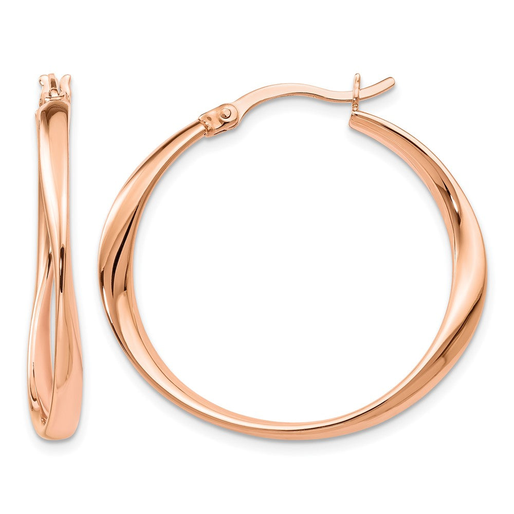 Polished;Sterling silver;Rose gold-plated