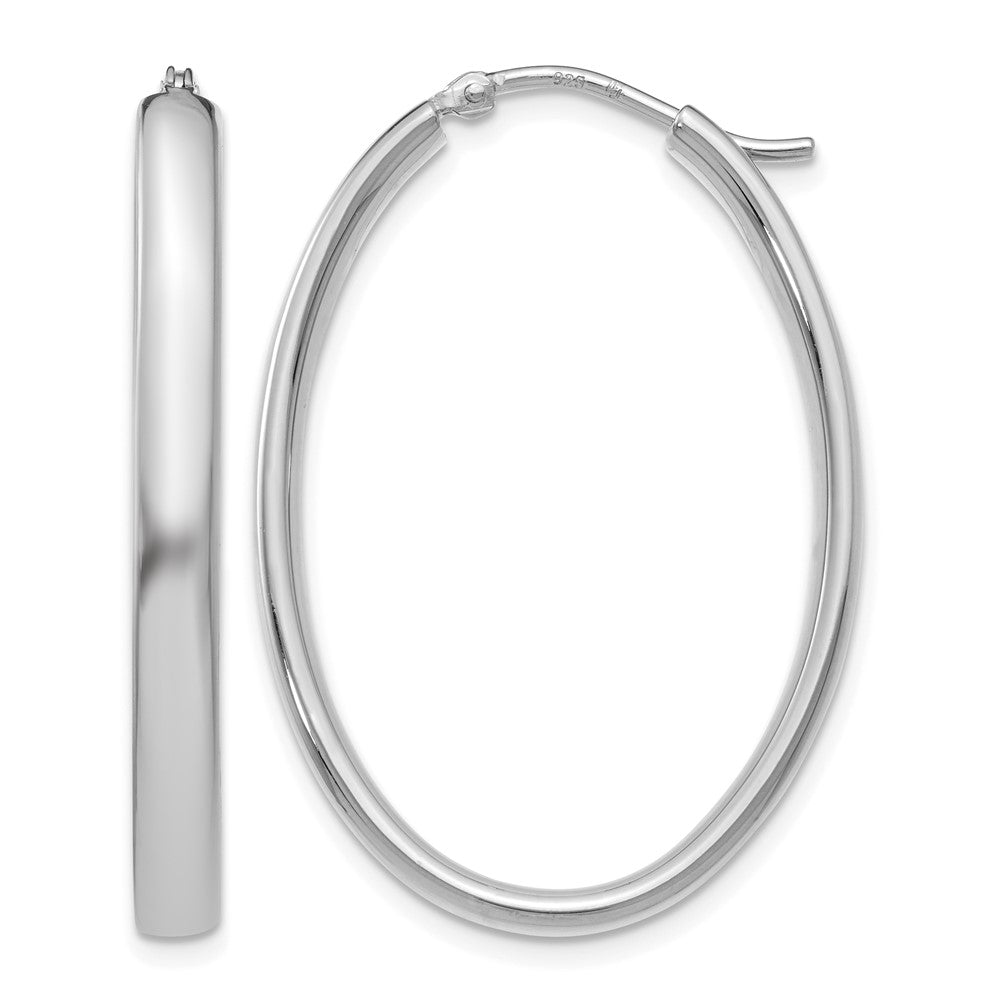 Polished;Sterling silver;Oval