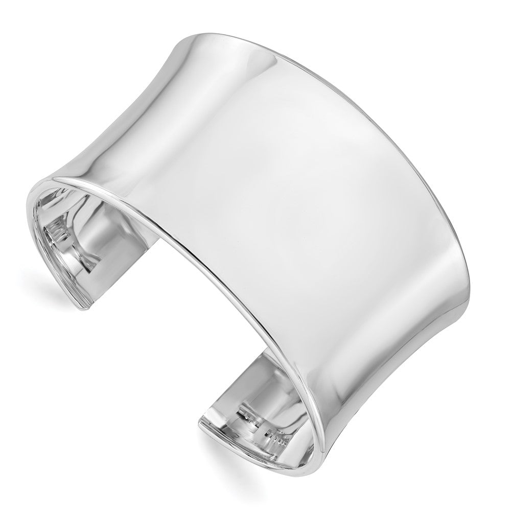 Polished;Sterling silver;Slip on;Rhodium-plated
