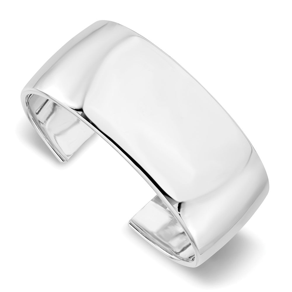 Polished;Sterling silver;Slip on;Rhodium-plated