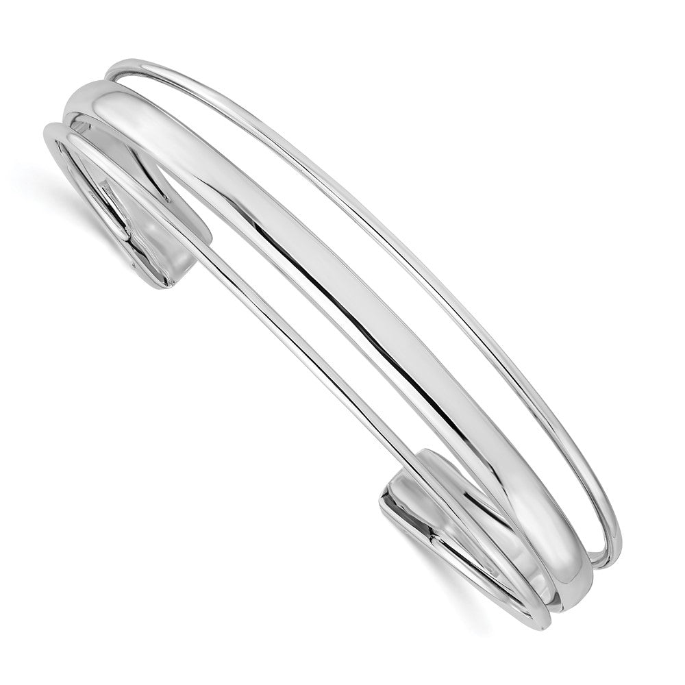 Polished;Sterling silver;Slip on