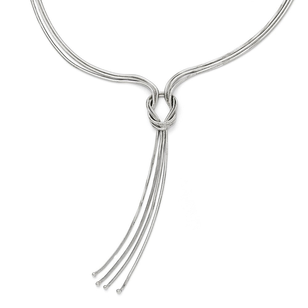 Polished;Sterling silver;Fancy lobster;2in extension