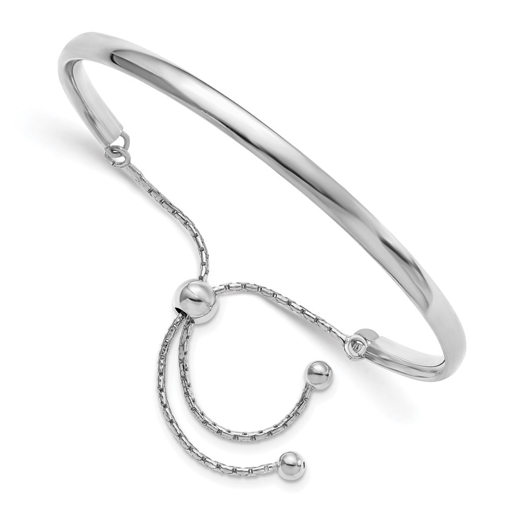 Polished;Sterling silver;Adjustable