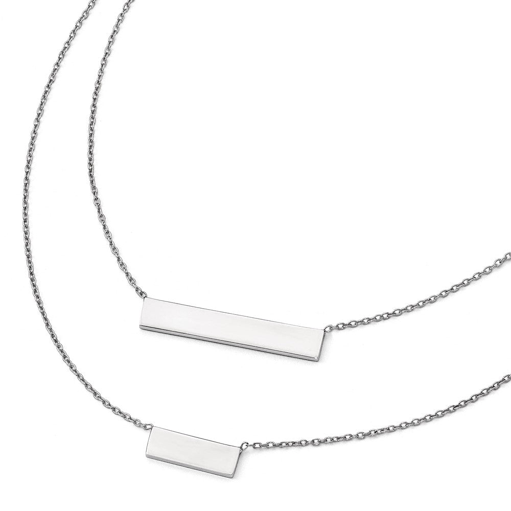 Engravable;Sterling silver;Fancy lobster;Double layered