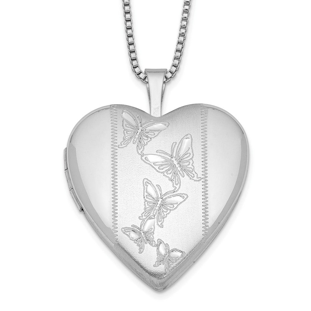 Engravable;Spring Ring;Sterling silver;Not engraveable;Polished & satin;18in chain;Patterned;Gift Boxed