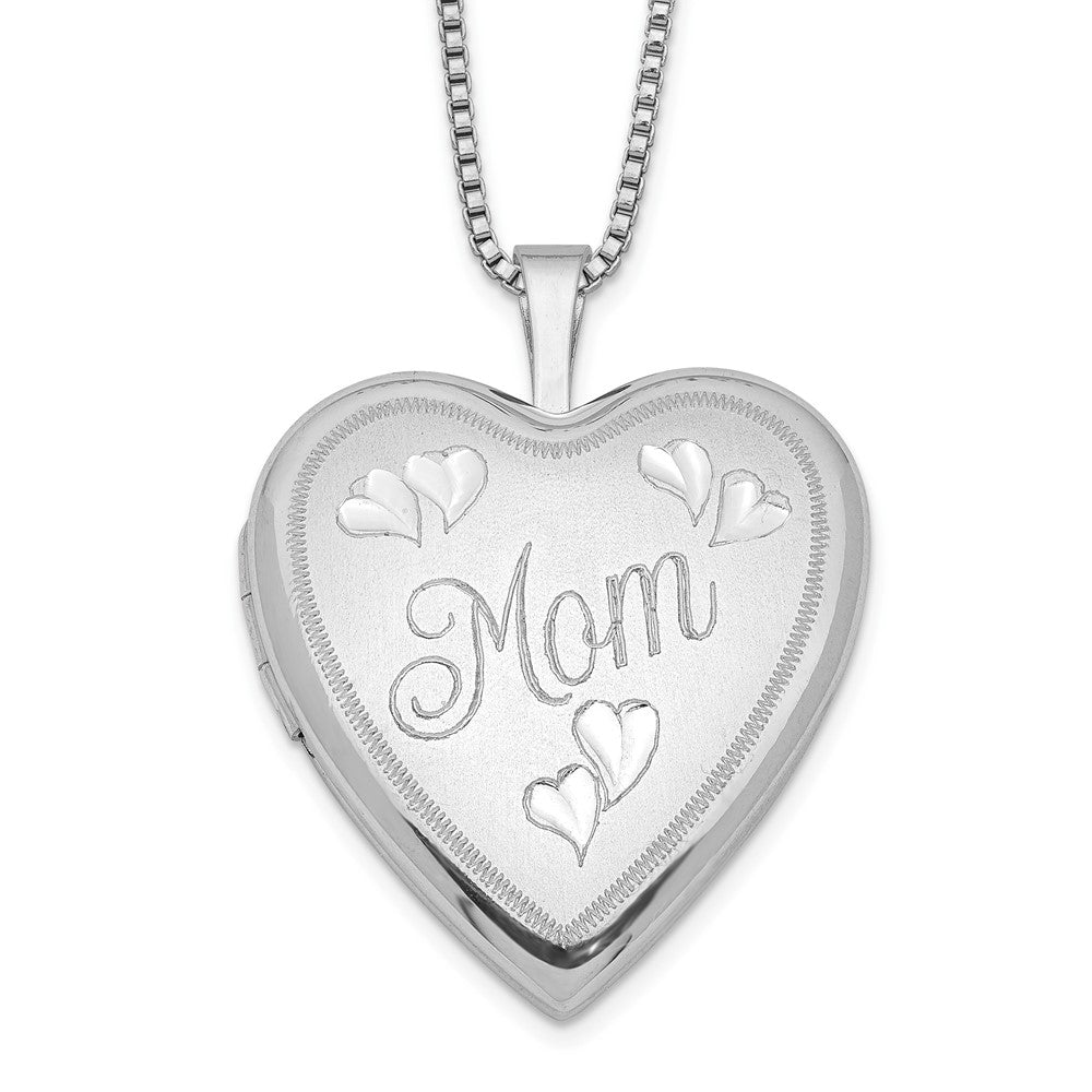 Engravable;Spring Ring;Sterling silver;Not engraveable;Polished & satin;18in chain;Patterned;Gift Boxed